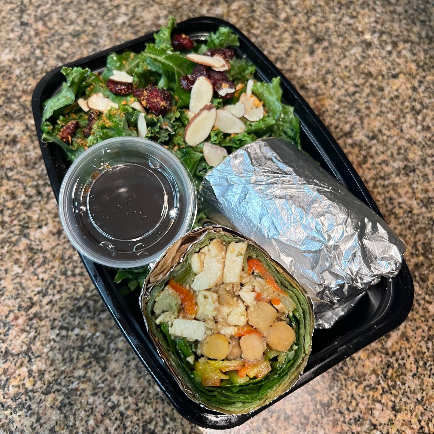 Chickpea Tofu Wrap (plant based)🌯