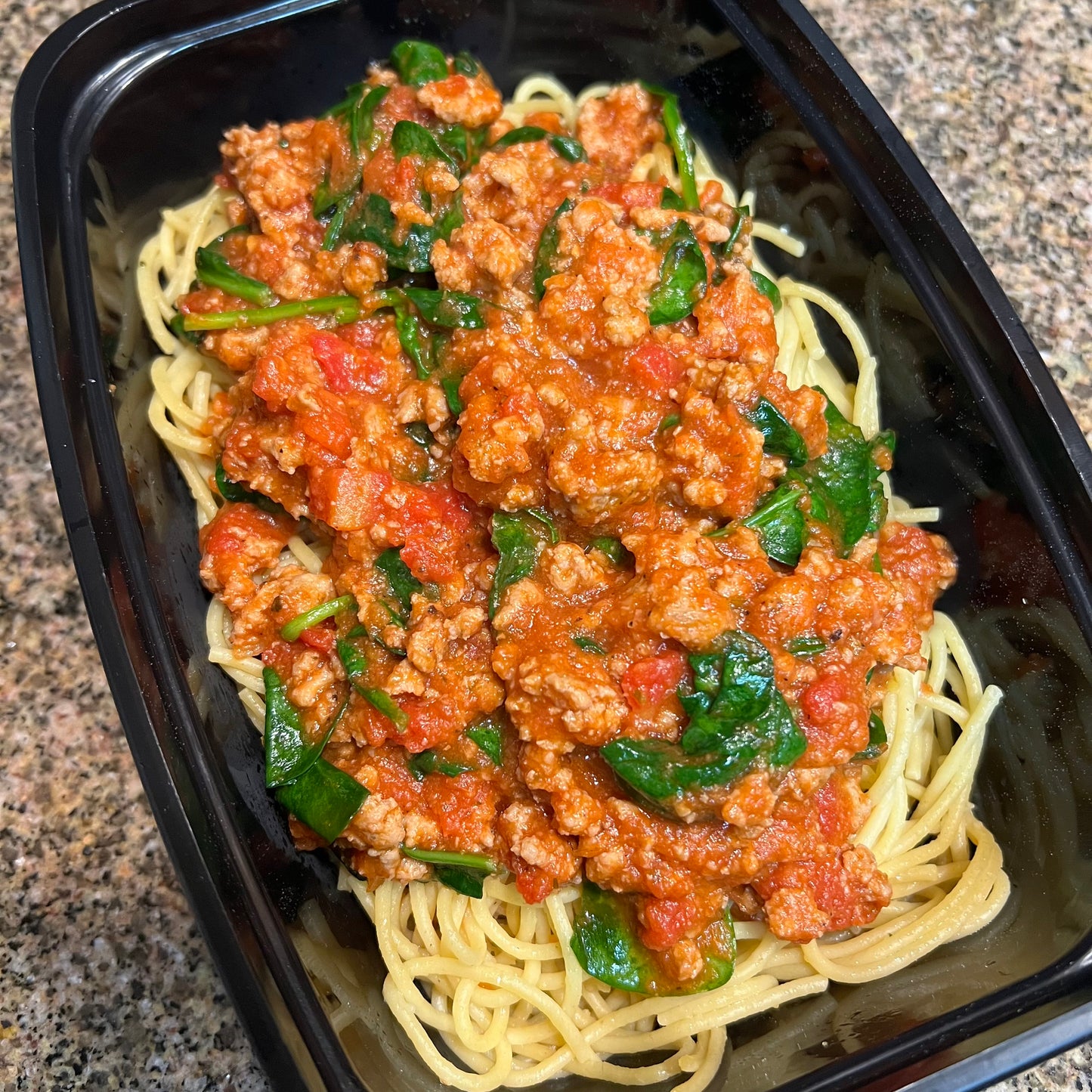 Ground Turkey Marinara Pasta🍝