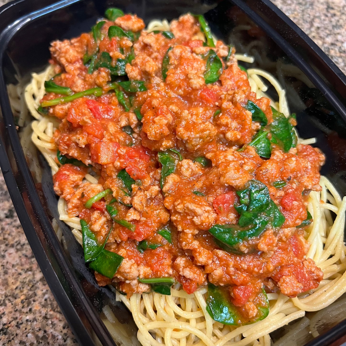 Ground Turkey Marinara Pasta🍝