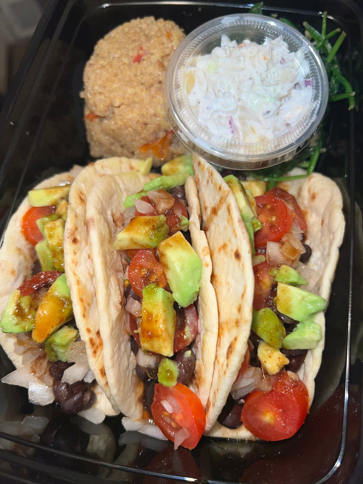 TACOS/BOWLS: Black Bean🌮🥣