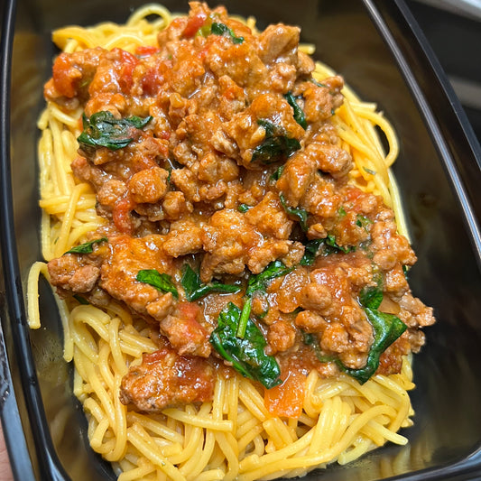 Ground Turkey Marinara Pasta🍝